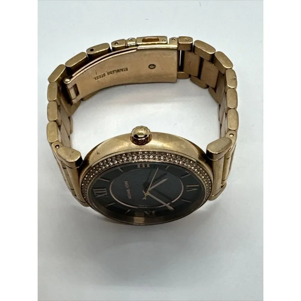 Michael Kors Catlin MK3356 Women's Rose Gold-Tone Analog Dial Wrist Watch JNA844